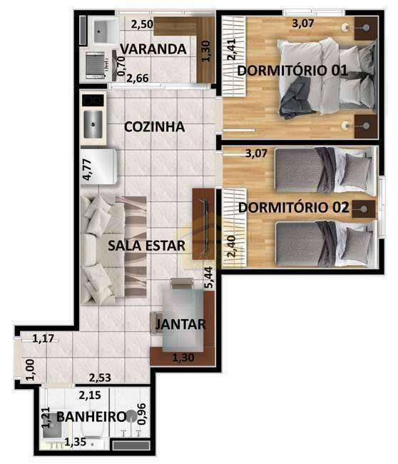 Apartamento à venda com 1 quarto, 28m² - Foto 31