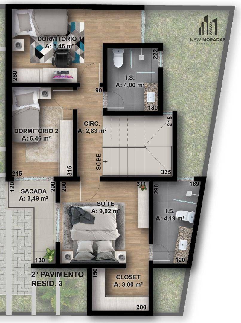 Sobrado à venda com 3 quartos, 126m² - Foto 32