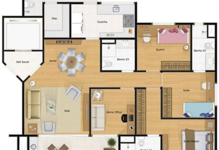 Apartamento à venda com 4 quartos, 124m² - Foto 11