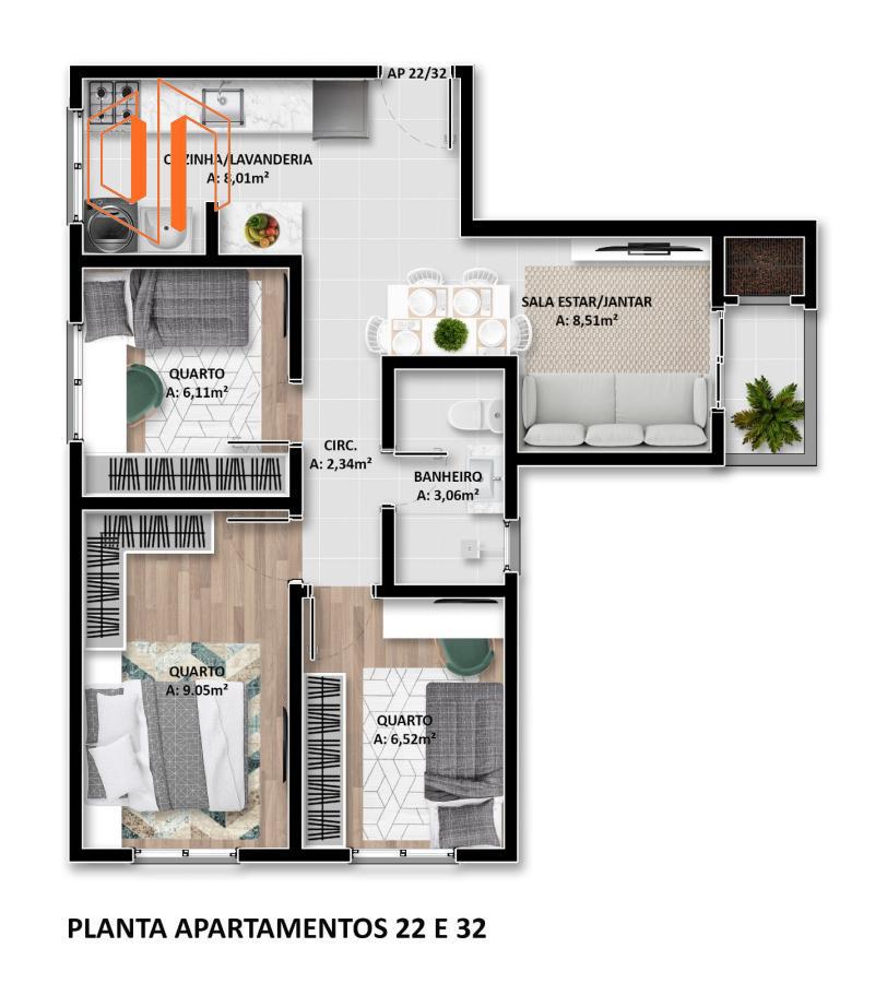 Cobertura à venda com 3 quartos, 103m² - Foto 13