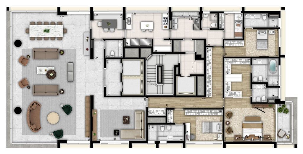 Apartamento à venda com 4 quartos, 358m² - Foto 14