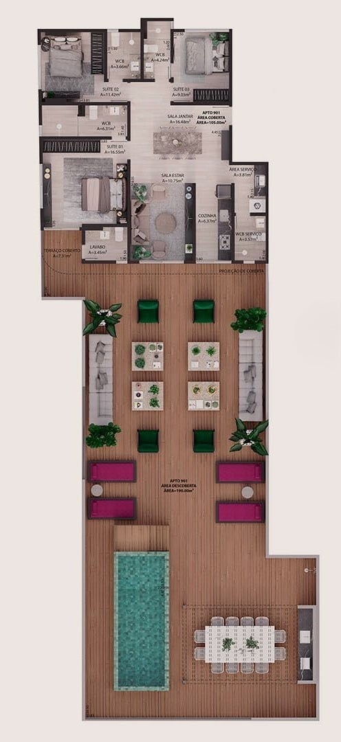 Apartamento à venda com 2 quartos, 62m² - Foto 36