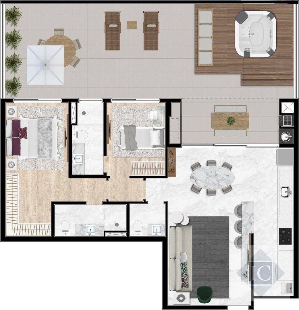 Apartamento à venda com 3 quartos, 72m² - Foto 26