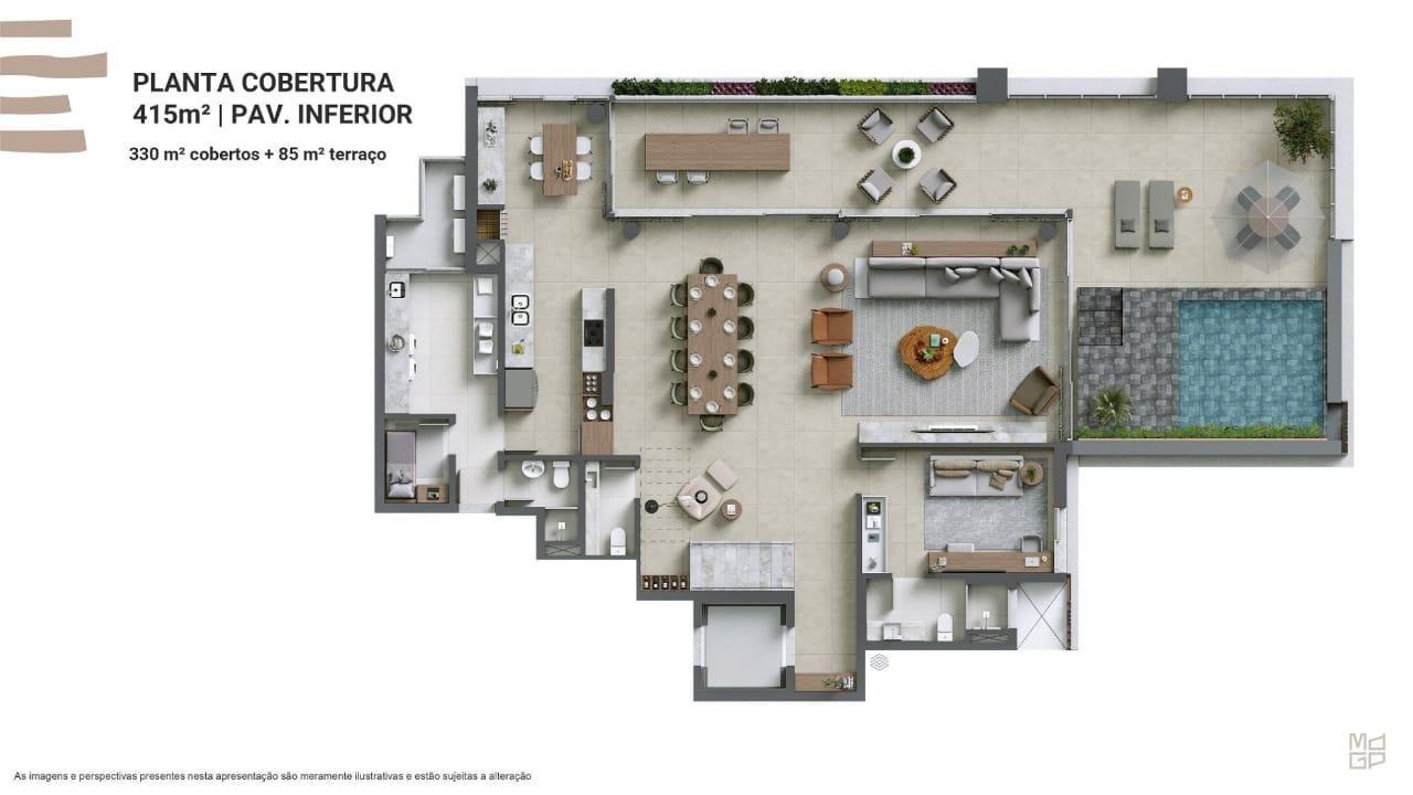 Apartamento à venda com 3 quartos, 218m² - Foto 19