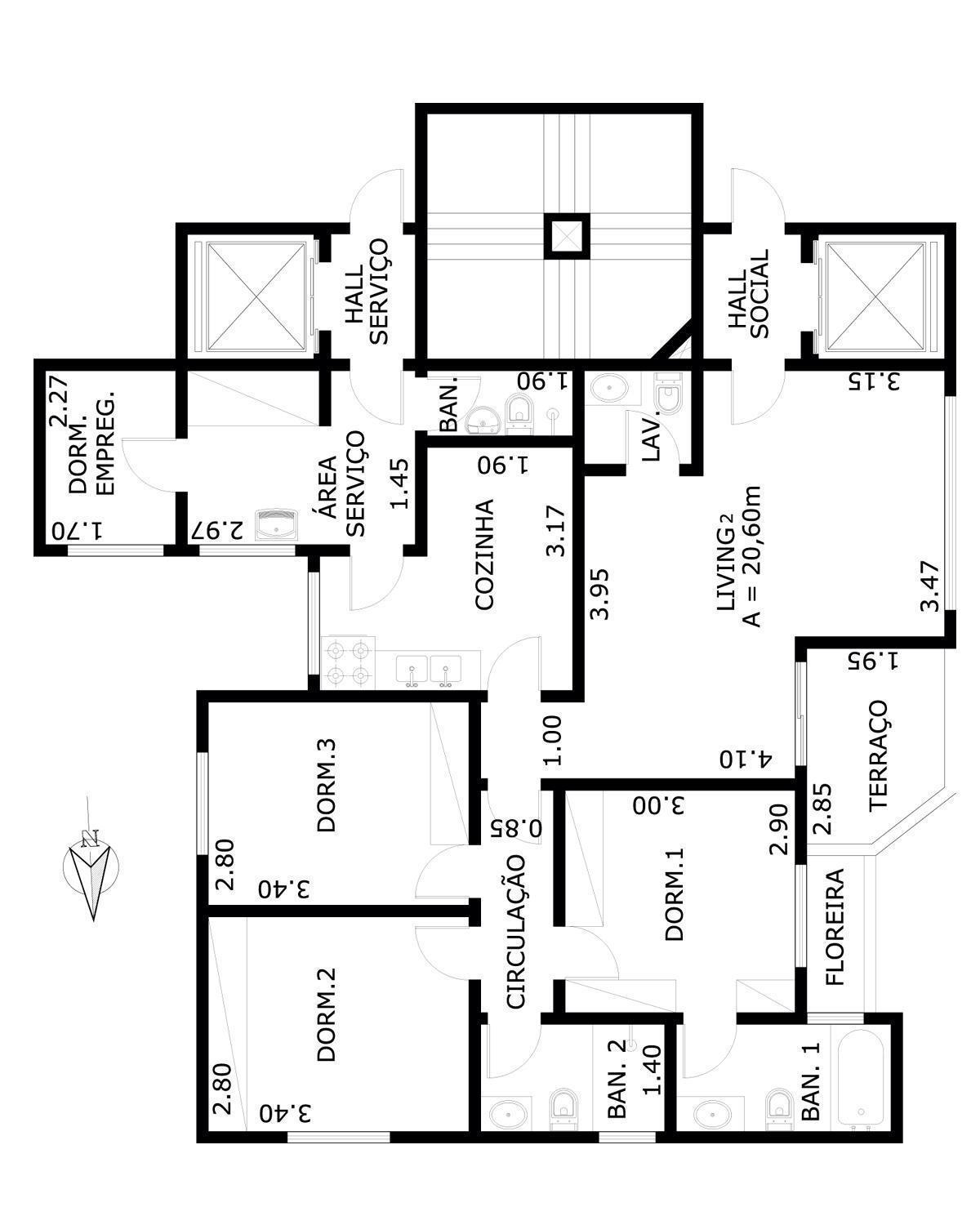 Apartamento à venda com 4 quartos, 210m² - Foto 10