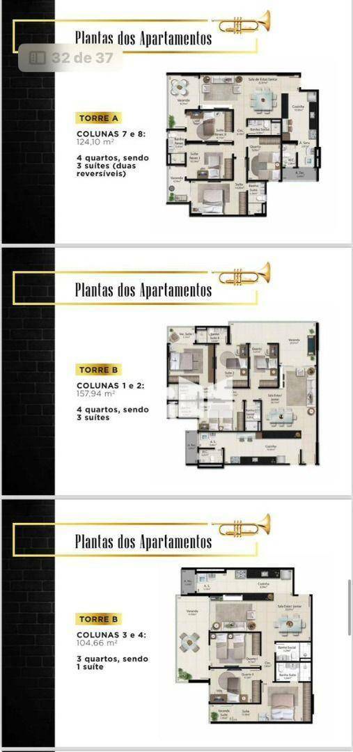 Apartamento à venda com 4 quartos, 157m² - Foto 13