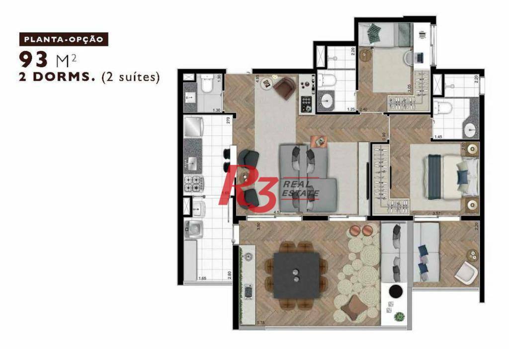 Apartamento à venda com 2 quartos, 93m² - Foto 36