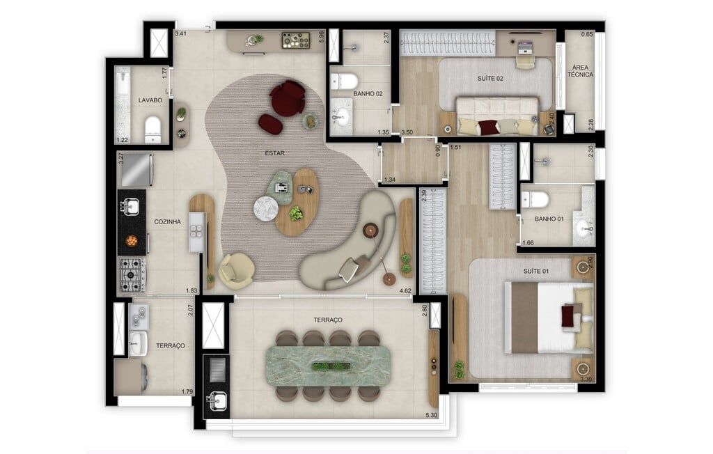 Cobertura à venda com 3 quartos, 221m² - Foto 15