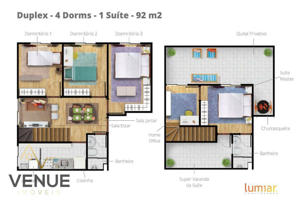 Apartamento, 4 quartos, 92 m² - Foto 4