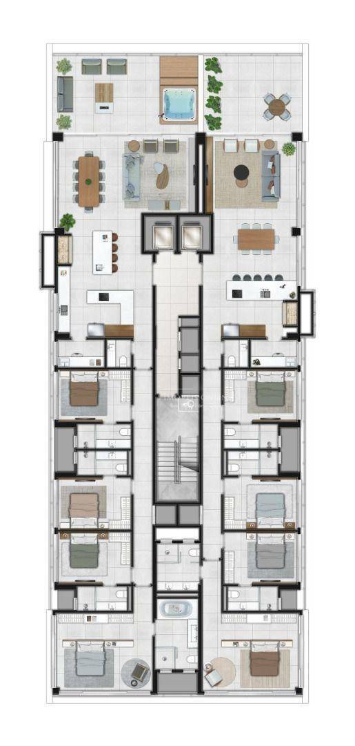 Apartamento à venda com 4 quartos, 207m² - Foto 38