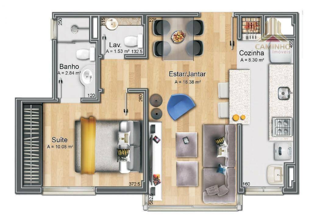 Apartamento à venda com 2 quartos, 63m² - Foto 10