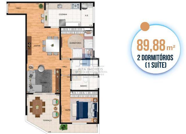 Apartamento à venda com 2 quartos, 89m² - Foto 23