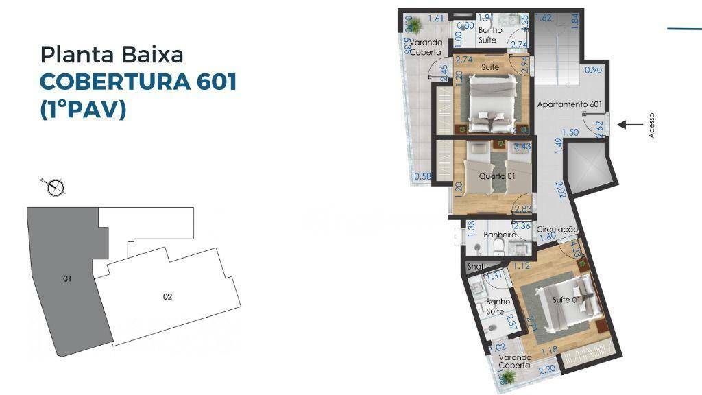 Cobertura, 3 quartos, 180 m² - Foto 4