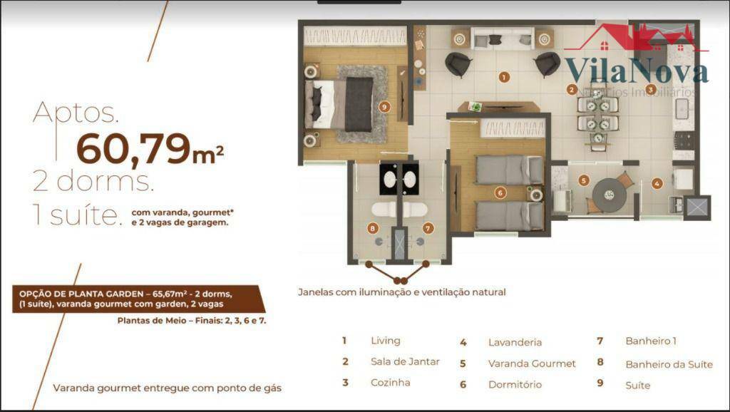 Apartamento à venda com 2 quartos, 60m² - Foto 44