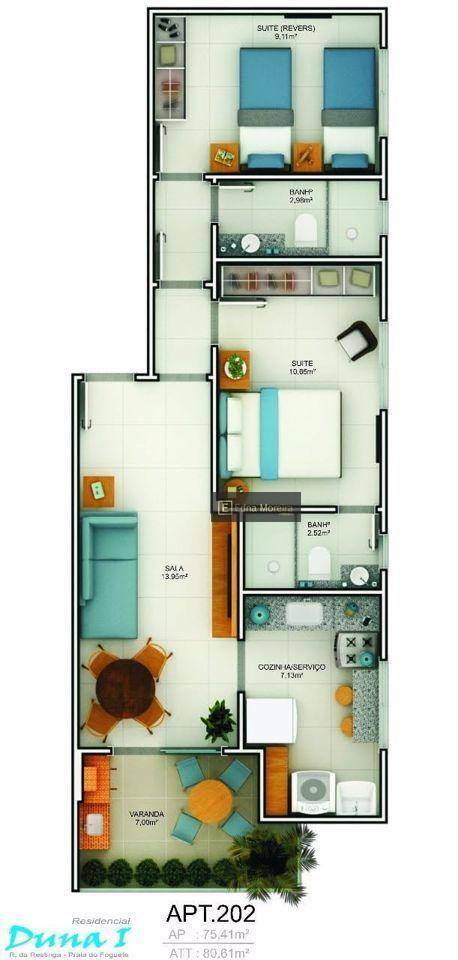 Apartamento à venda com 2 quartos, 60m² - Foto 17