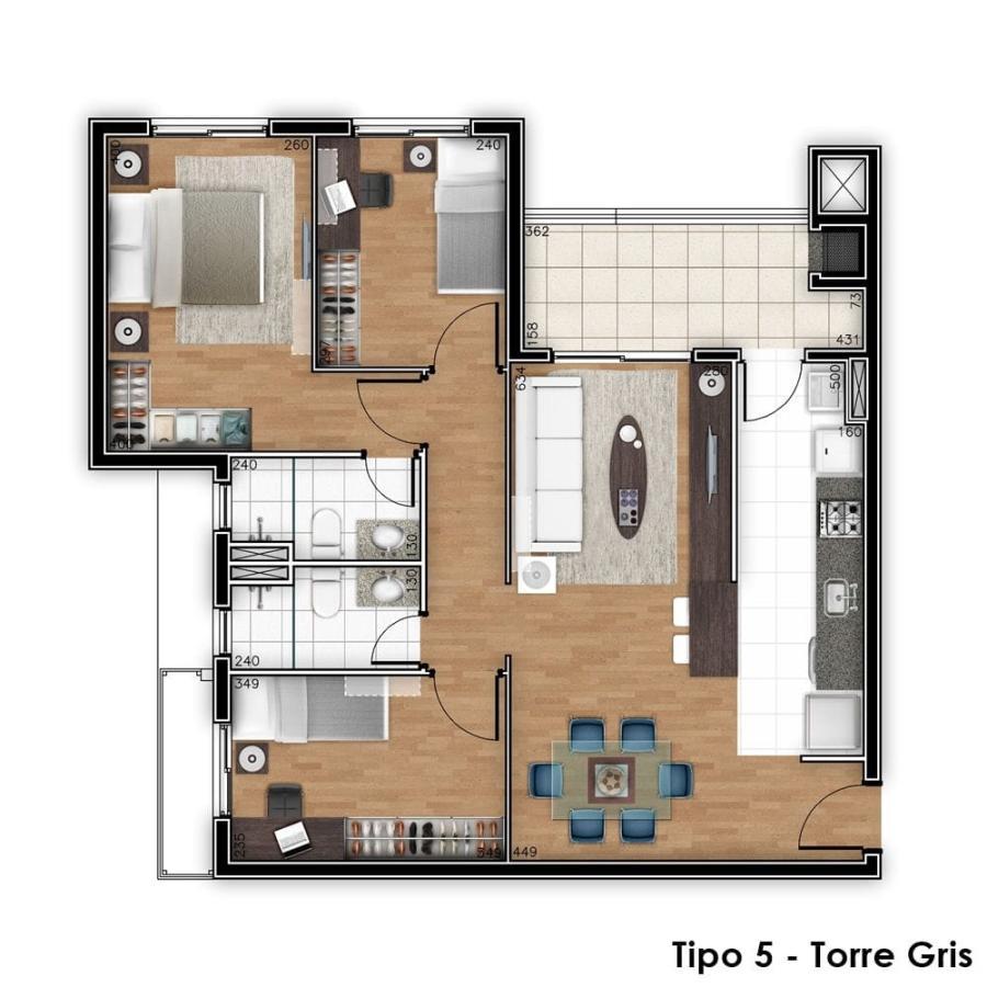 Apartamento à venda com 3 quartos, 82m² - Foto 36