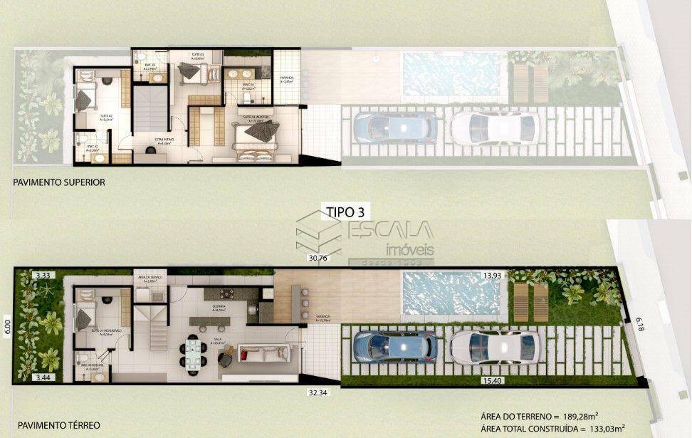 Casa de Condomínio à venda com 4 quartos, 125m² - Foto 12