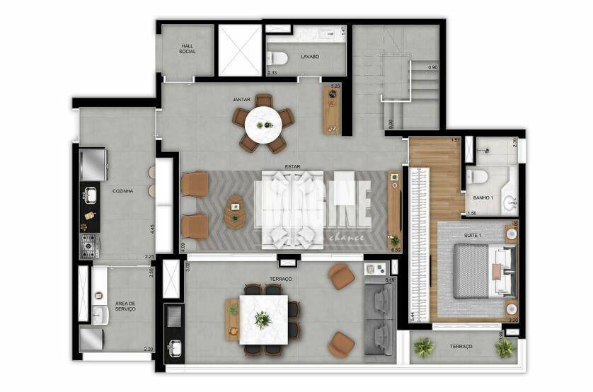 Cobertura à venda com 3 quartos, 252m² - Foto 1