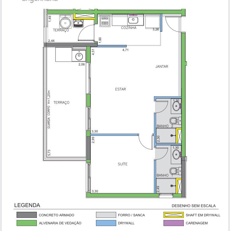 Apartamento à venda com 1 quarto, 65m² - Foto 17