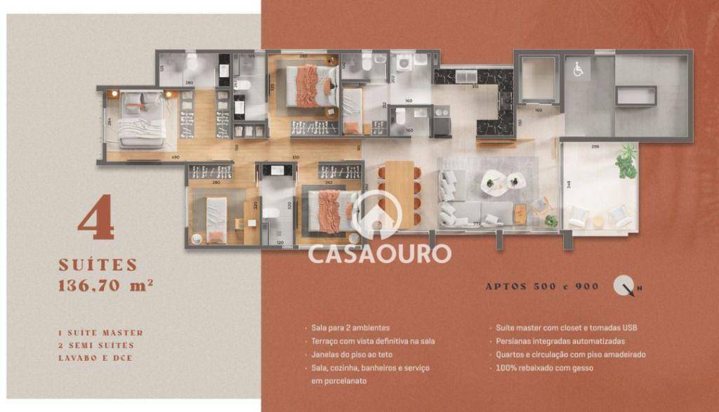 Apartamento à venda com 4 quartos, 137m² - Foto 22