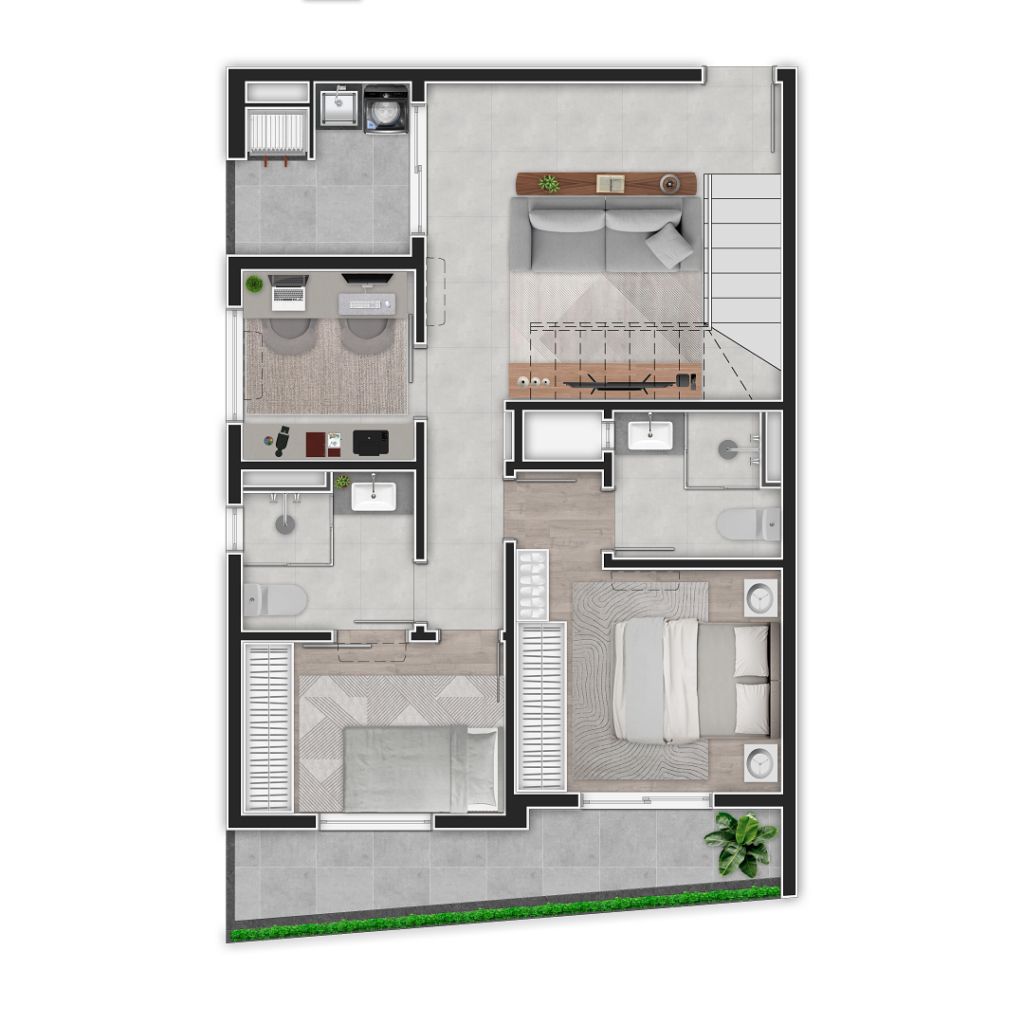 Apartamento à venda com 2 quartos, 52m² - Foto 17