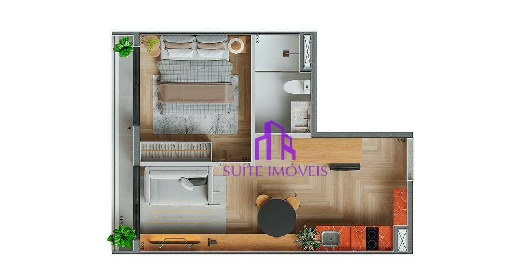 Apartamento à venda com 2 quartos, 60m² - Foto 22