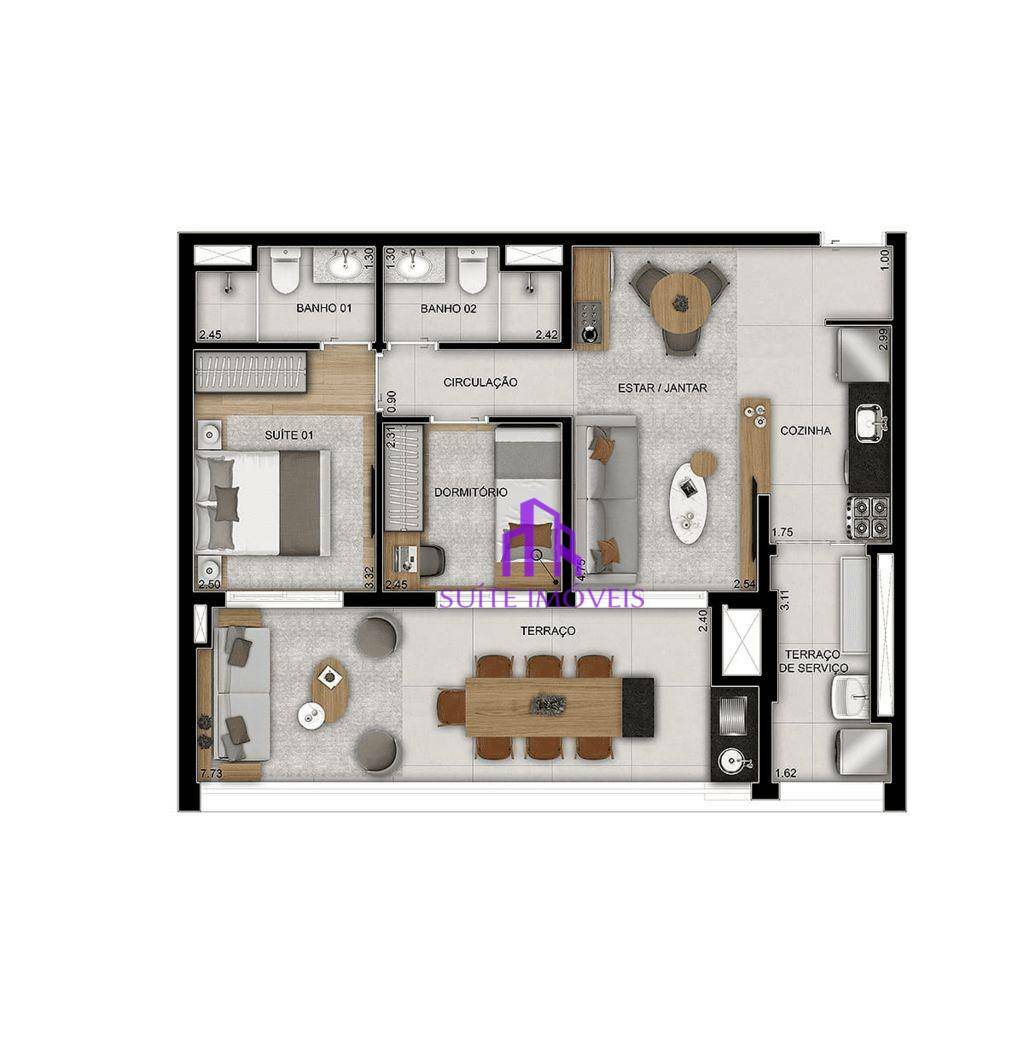 Apartamento à venda com 3 quartos, 90m² - Foto 32