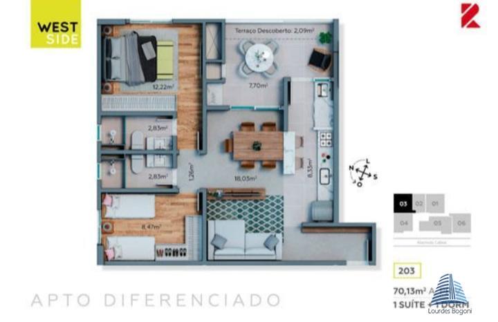 Apartamento à venda com 2 quartos, 68m² - Foto 15