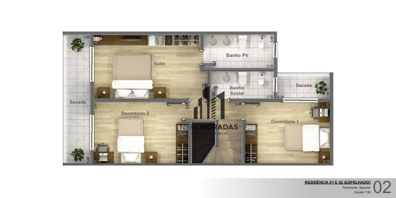 Sobrado à venda com 3 quartos, 143m² - Foto 15