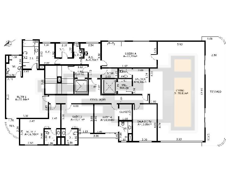 Apartamento à venda com 4 quartos, 327m² - Foto 2