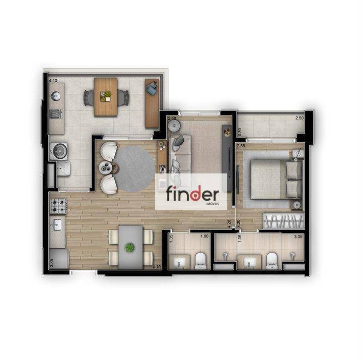 Apartamento à venda com 3 quartos, 77m² - Foto 39