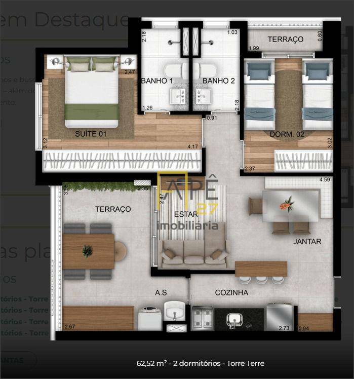 Apartamento à venda com 2 quartos, 5m² - Foto 30