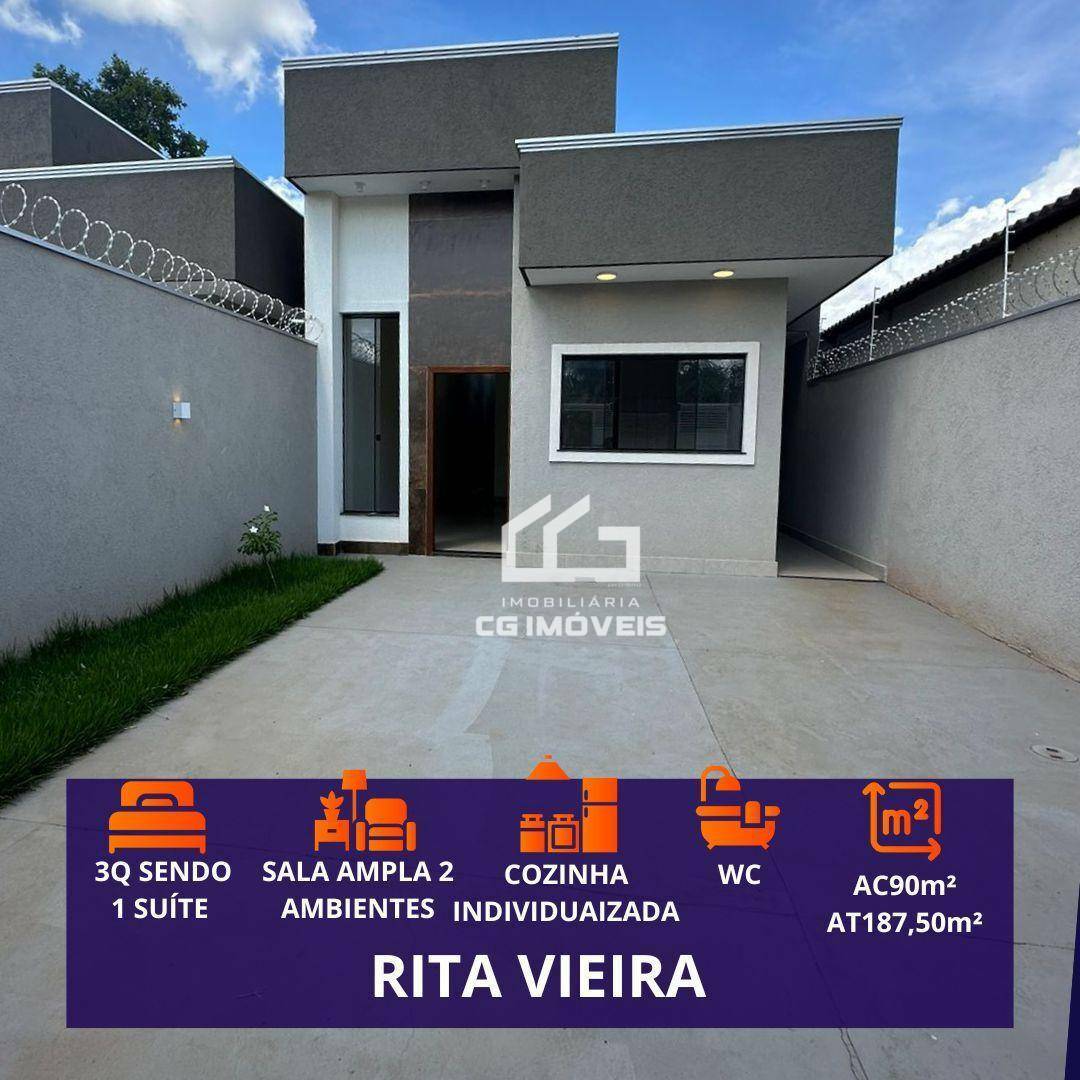 Casa à venda com 3 quartos, 90m² - Foto 1