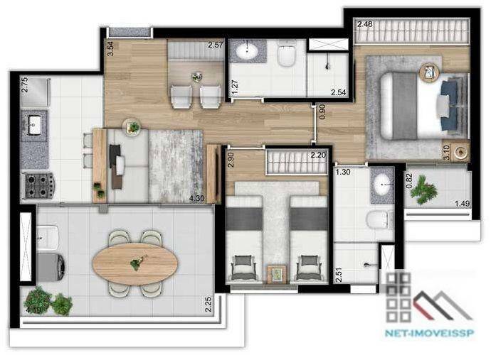 Apartamento à venda com 2 quartos, 56m² - Foto 35