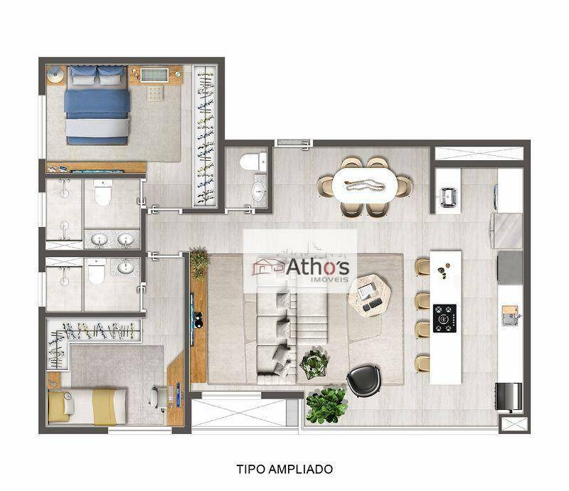 Apartamento à venda com 3 quartos, 87m² - Foto 15