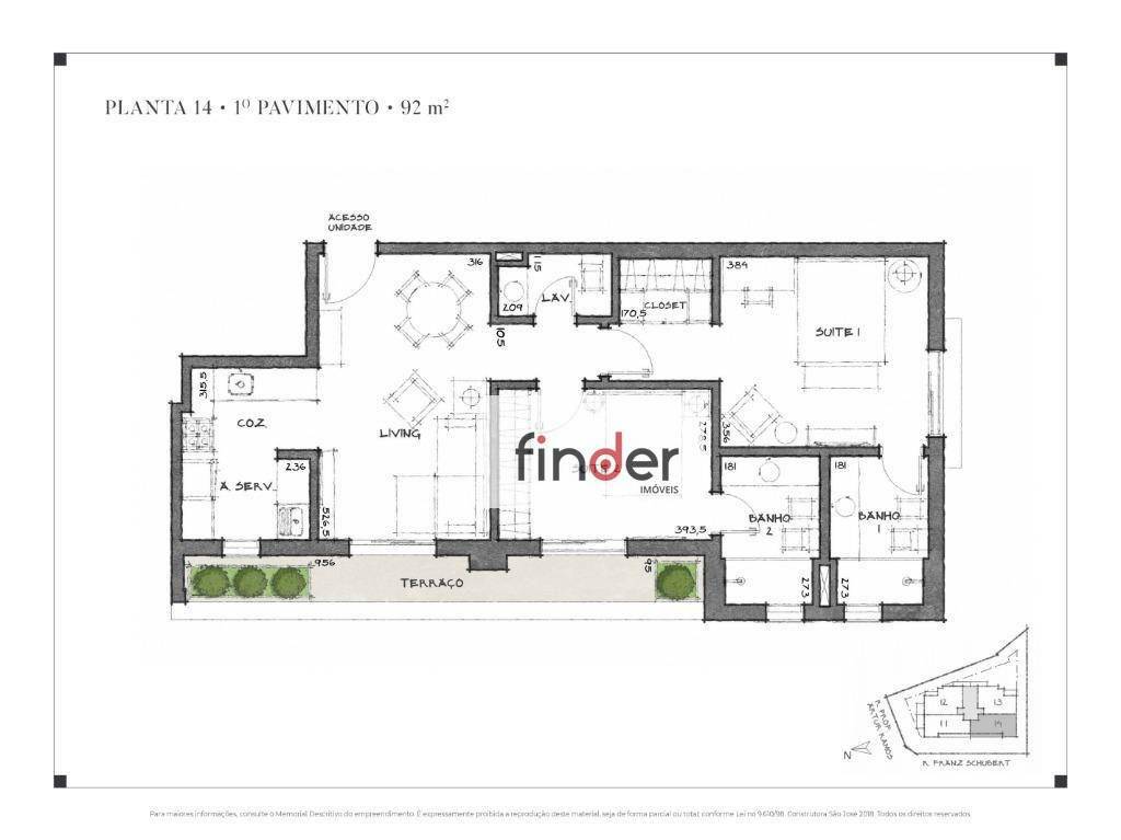 Apartamento para alugar com 1 quarto, 66m² - Foto 37