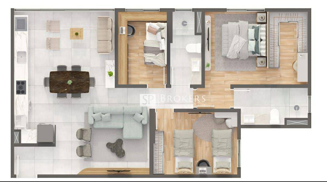 Apartamento à venda com 3 quartos, 86m² - Foto 14