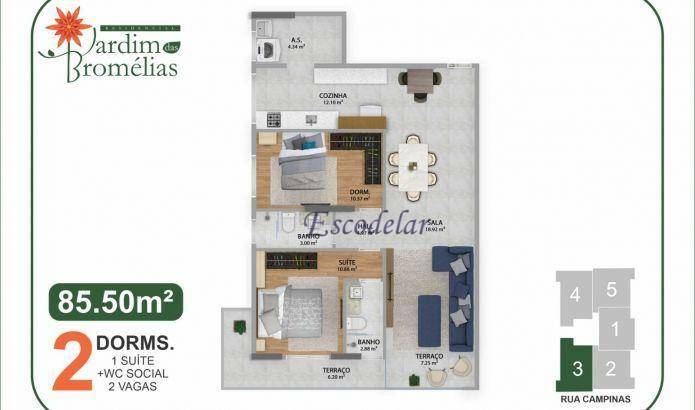 Apartamento à venda com 2 quartos, 79m² - Foto 21