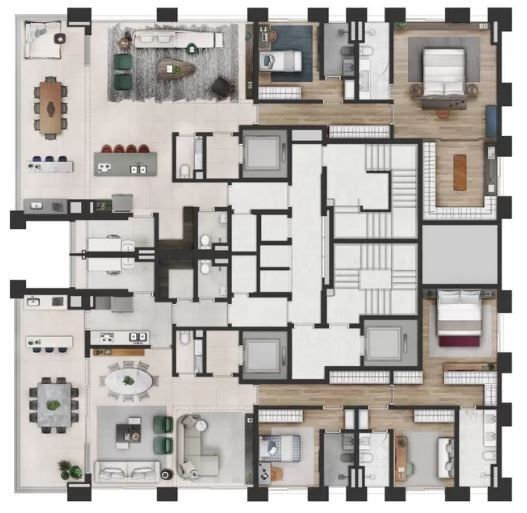 Apartamento à venda com 3 quartos, 192m² - Foto 12