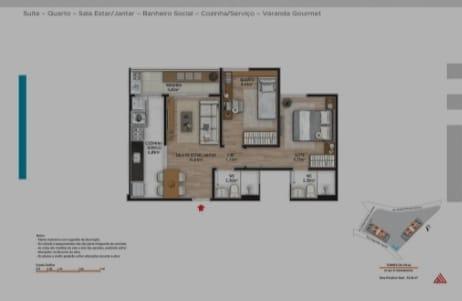 Apartamento à venda com 2 quartos, 55m² - Foto 9