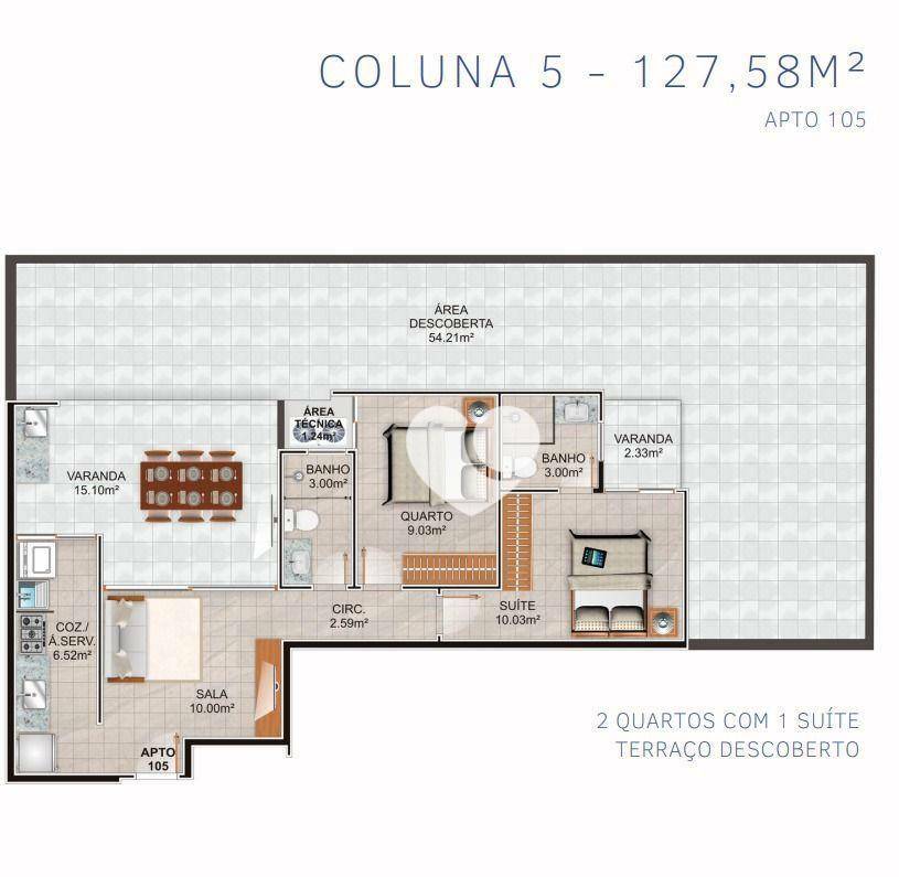 Apartamento à venda com 2 quartos, 69m² - Foto 34