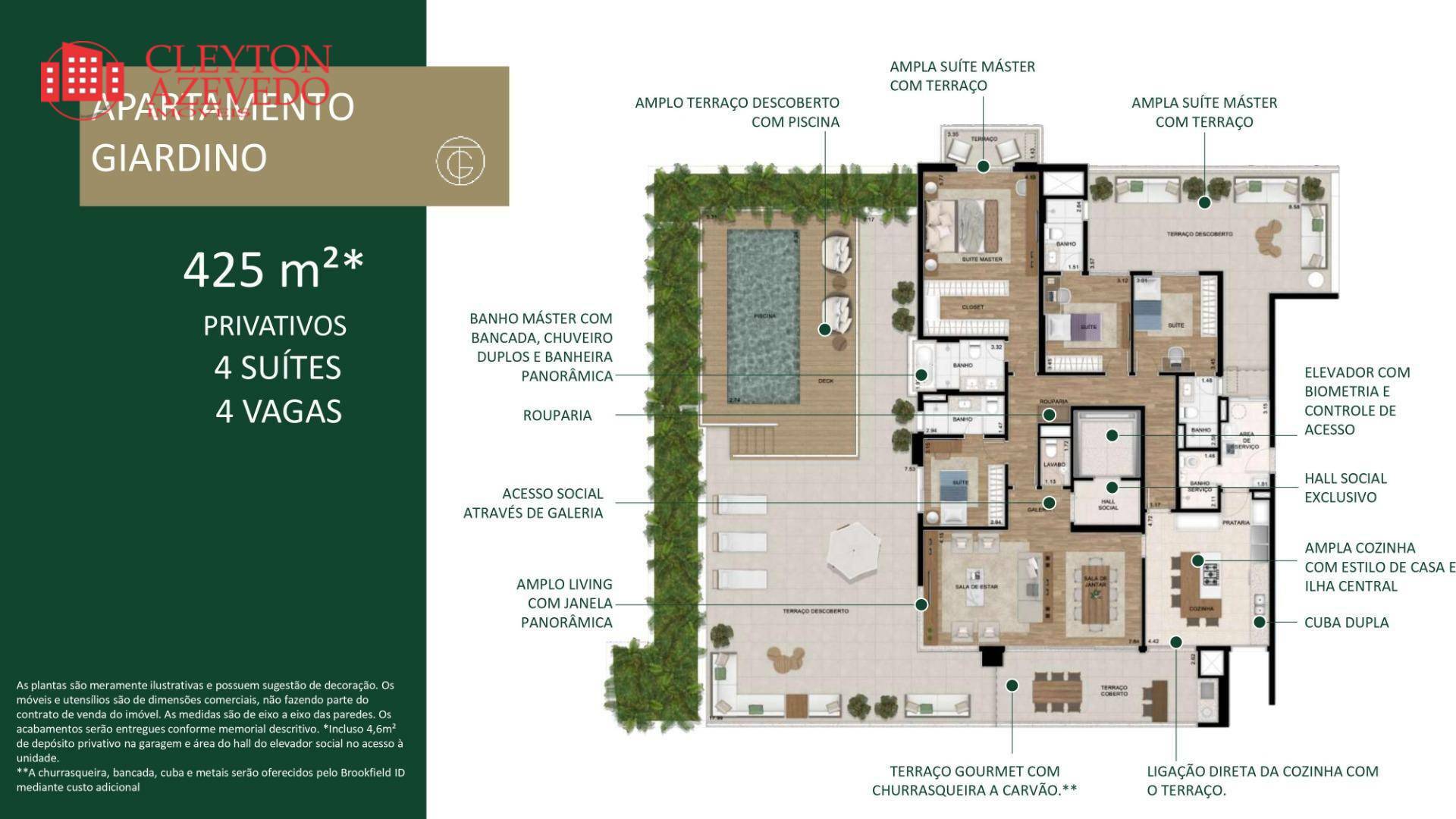 Apartamento à venda com 4 quartos, 200m² - Foto 57