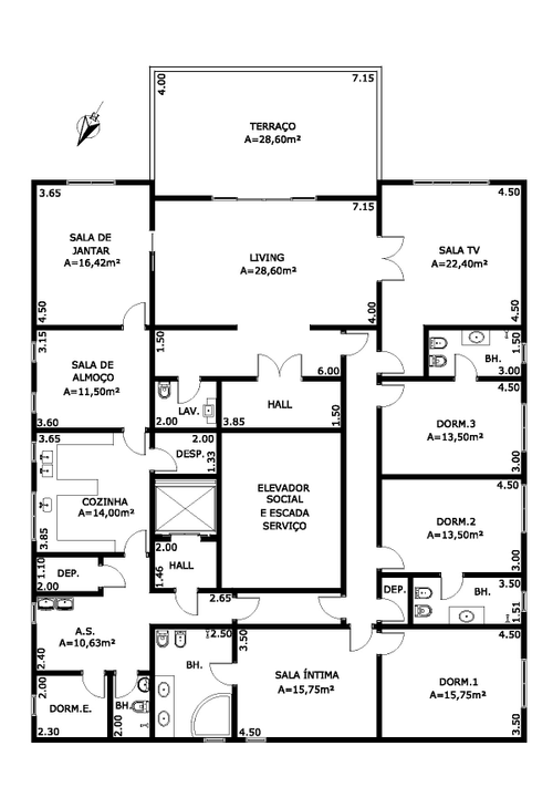 Apartamento à venda com 4 quartos, 264m² - Foto 12