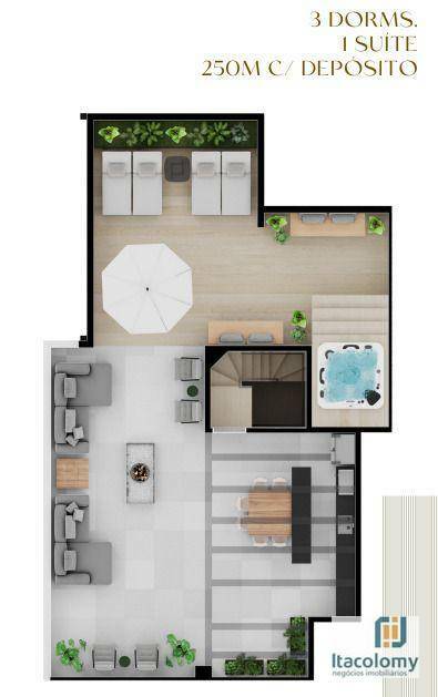 Apartamento à venda com 3 quartos, 125m² - Foto 3