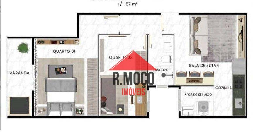 Apartamento à venda com 2 quartos, 49m² - Foto 20