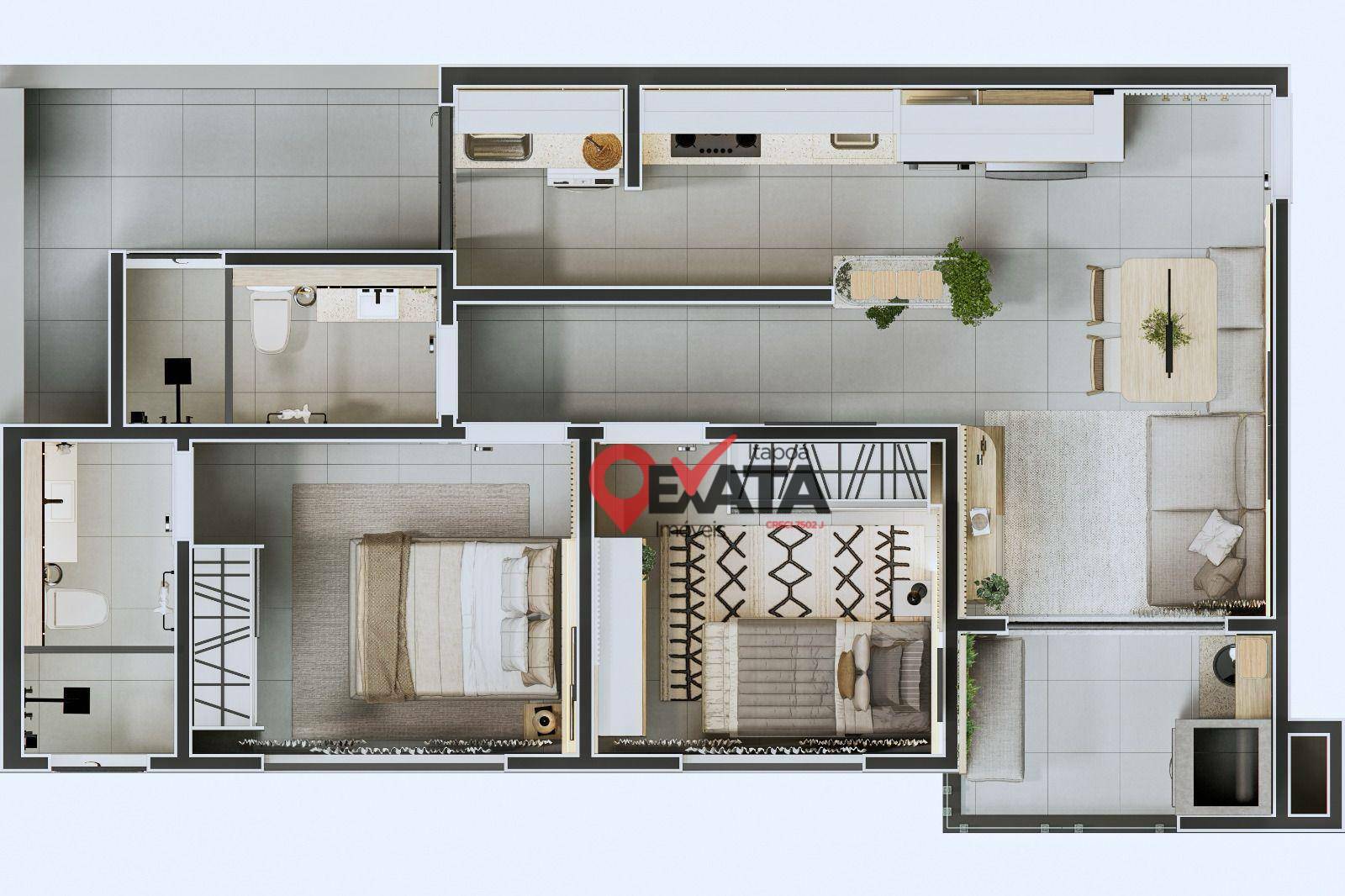 Apartamento à venda com 2 quartos, 57m² - Foto 33