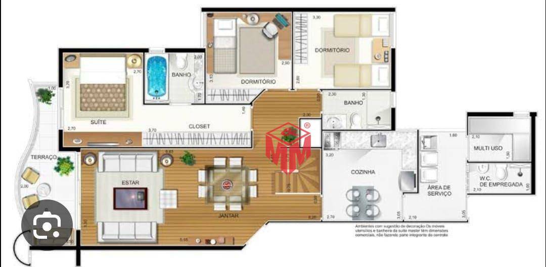 Apartamento à venda com 3 quartos, 109m² - Foto 17