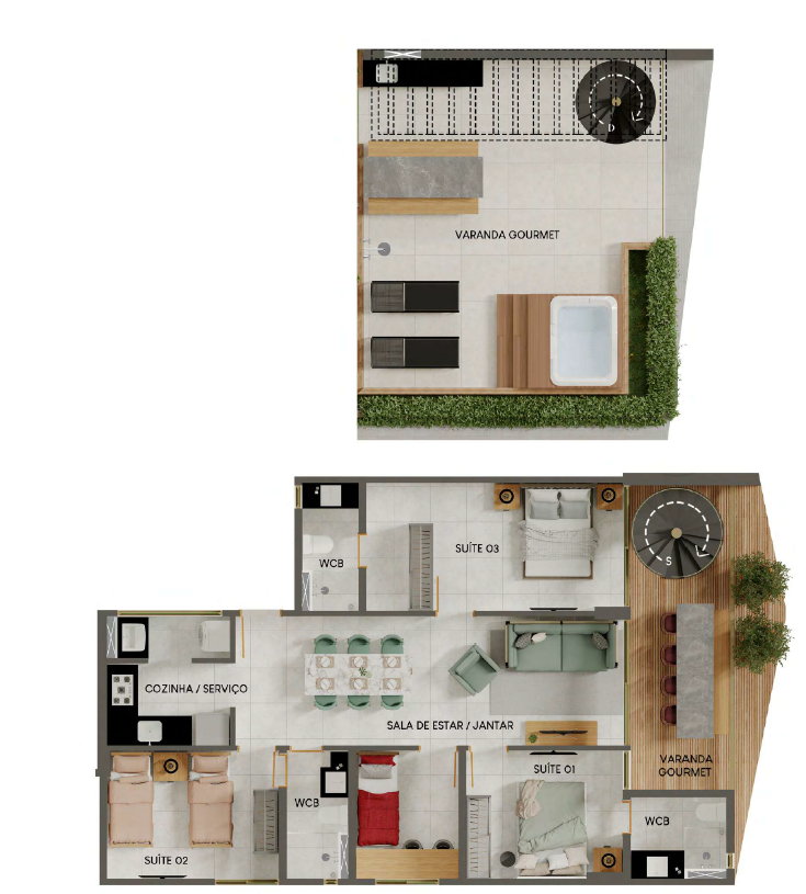 Apartamento à venda com 3 quartos, 6335m² - Foto 38