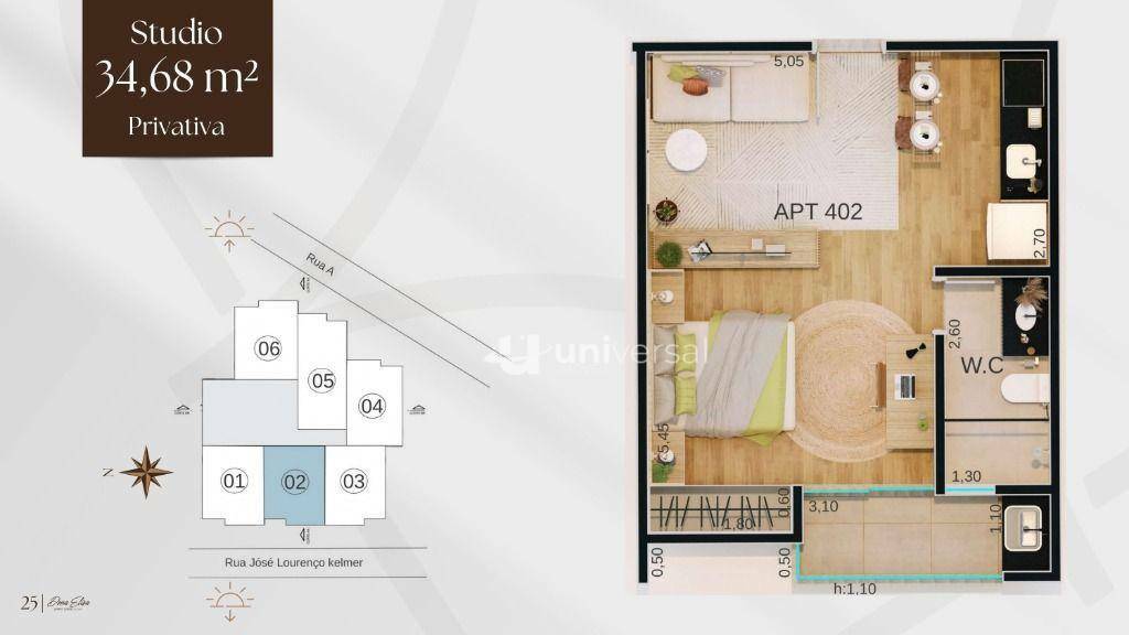 Kitnet-Studio, 35 m² - Foto 17