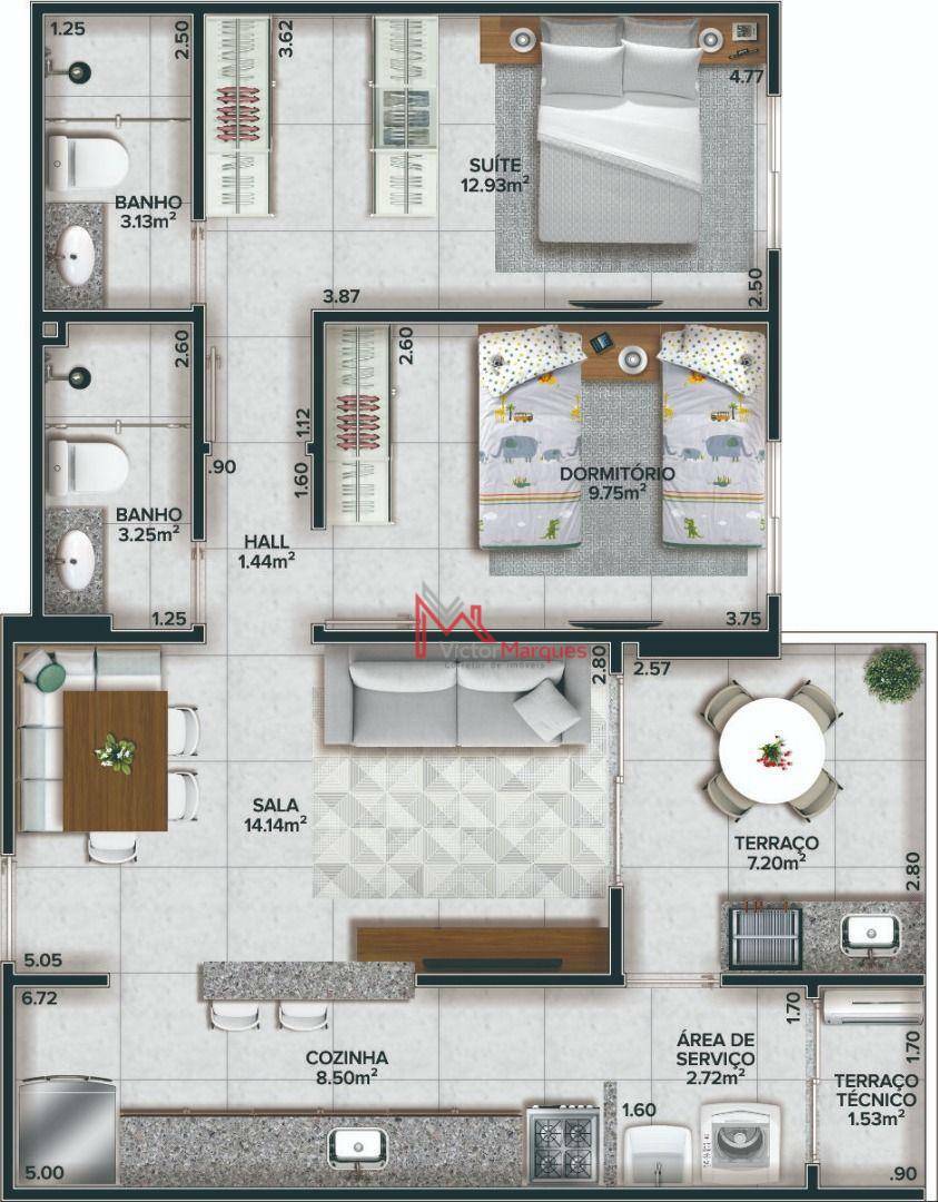 Apartamento à venda com 3 quartos, 105m² - Foto 26